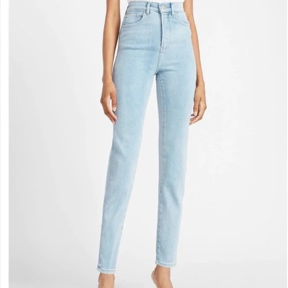 Express Slim Super High Rise size 10